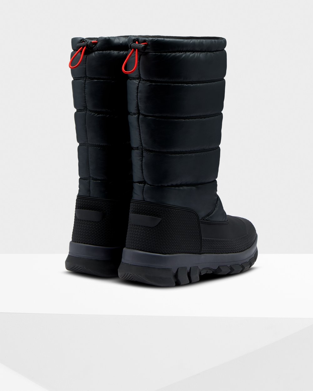 Hunter Hombre Original Insulated Tall - Botas de Nieve Negras - 483-FBADLN